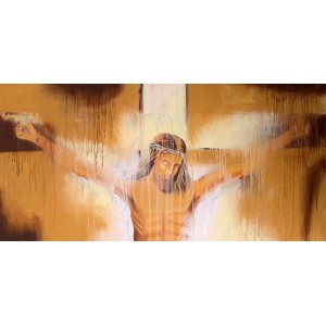 Quadro dipinto a mano: Cristo  505