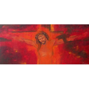 Quadro dipinto a mano: Cristo  502