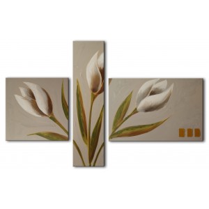 Quadro dipinto a mano: Tulipani 687